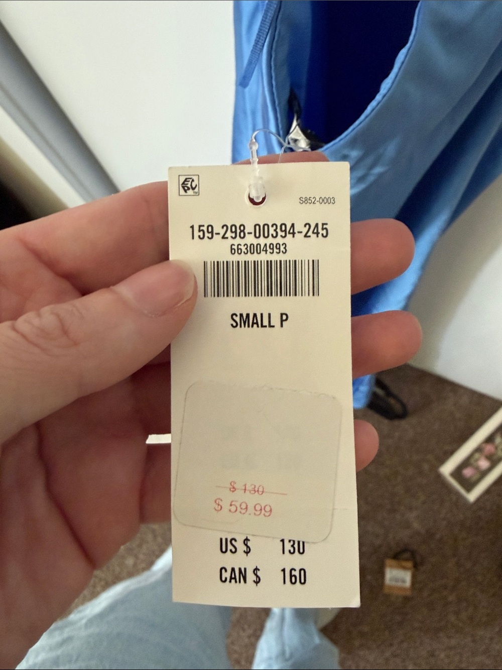 Abercrombie & Fitch Sky Blue Halter Maxi Dress - Picture 4 of 4